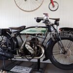 Triumph motorcycle 1920s-1930s preserved