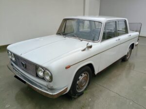 Lancia Fulvia Berlina GTE (GT Europa) 1.3 | Bianca | Targhe Nere | Libretto Originale a Pagine